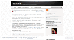 Desktop Screenshot of gabrielrb.net